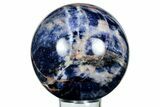 Deep Blue, Polished Sodalite Sphere #241691-1